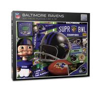 Puzzle r?tro de la s?rie NFL Baltimore Ravens de YouTheFan - 500 pi?ces