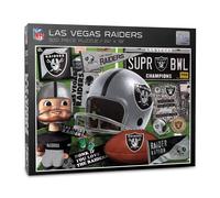 Puzzle r?tro de la s?rie NFL Las Vegas Raiders de YouTheFan - 500 pi?ces