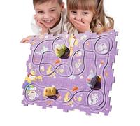 Puzzle Racer - Jouet pour wagon ferroviaire puzzle - jouet de voiture Exercice de pensée spatiale, piste de puzzle bricolage, interaction parent-enfant pour le cadeau du Nouvel An