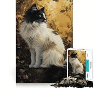 Puzzle Radiant Regard 1000 pièces pour Adolescents, Jeu de Puzzle Stimulant Le Cerveau, Jeu de Groupe, Art Assembler, Cadeau Classique (38x26cm)