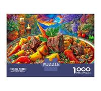 Puzzle Ragoût de bœuf 1000 Pièces pour Adolescents Et Enfants - Difficile Puzzles Jeu De Patience en Famille 38x26cm/1000pcs