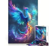 Puzzle Rainbow Phoenix pour Adolescents 1000 pièces, Jeu de logique et de réflexion, Jeu apaisant, découpe précise, (38x26cm)