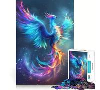 Puzzle Rainbow Phoenix pour Adultes, 1000 pièces, Jeu Intelligent, Relaxant et Amusant, Motif Assembler, Cadeau précieux (38x52cm)
