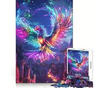 Puzzle Rainbow Phoenix Rising pour Adultes, 1000 pièces, Casse-tête, Loisirs Domicile, Image Assembler, Cadeau d'anniversaire (50x75cm)