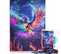 Puzzle Rainbow Phoenix Rising pour Adultes, 1000 pièces, Casse-tête, Loisirs Domicile, Image Assembler, Cadeau d'anniversaire (50x75cm)