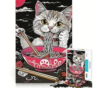 Puzzle Ramen Japon pour Adultes, 1000 pièces, Jeu de logique, Anti-Stress, découpe de précision, Cadeau de fête (38x52cm)