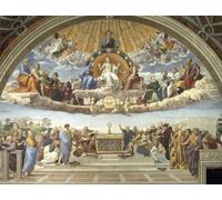 Puzzle Raphael « La disputation du Saint Sacrement » | 1000 pièces | Puzzle d'art fresque du Vatican de la Renaissance | Puzzle de qualité supérieure pour adultes et amateurs d'art