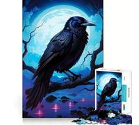 Puzzle Raven 1000 pièces pour Adultes et Adolescents, Jeu de logique Solide, Amusant et Silencieux, découpe de précision, Cadeau du Père Noël (38x26cm)