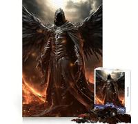 Puzzle Raven Knight 1000 pièces pour Adolescents, Jeu de logique mentale, Silencieux et précis, idéal pour Les vœux de Noël (38x52cm)