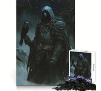 Puzzle Raven Knight avec Corbeau pour Adultes, 1000 pièces, Jeu de logique, Anti-Stress, découpe de précision, Cadeau de fête (50x75cm)