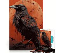 Puzzle Raven pour Adultes, 1000 pièces, Casse-tête, Loisirs Domicile, Image Assembler, Cadeau d'anniversaire (50x75cm)