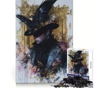 Puzzle Raven ﹨u Gentleman 1000 pièces pour Adultes, Jeu de réflexion, Divertissement paisible, pièce de Collection aux découpes soignées (38x26cm)