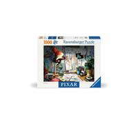 Puzzle Ravensburger 12000302 1000 pièces « Le bureau de l'artiste » Disney/Pixar 70 x 50 cm Paysage bleu/blanc