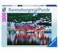 Puzzle Ravensburger - Bergen, Norvège, 1000 pièces