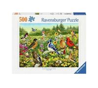Ravensburger – Puzzle Oiseaux dans la Prairie – 500 pièces – Dès 12 ans – Animaux