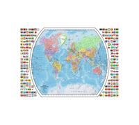 Puzzle 1000 Pièces : Carte du Monde Politique, Ravensburger G