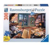 Puzzle Ravensburger Cozy Retreat 300 pi ces grand format pour adultes - 17472 - Chaque pi ce est unique. La technologie Softclick garantit que le