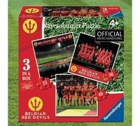 Puzzle Ravensburger - Diables Rouges Belges, 25/36/49 pièces