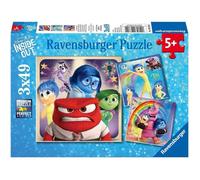 Puzzle - RAVENSBURGER - Disney Pixar Inside Out - 49 pièces - Lot de 3 - Enfant