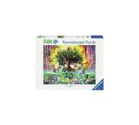 Puzzle Ravensburger Dragons des tropiques 4000 pièces Puzzle jigsaw Illustrations fantasy avec dragons et jungle Noir