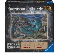Ravensburger – Escape Puzzle Le Phare – 759 pièces, Guide de jeu & Enveloppe Solution – dès 12 ans