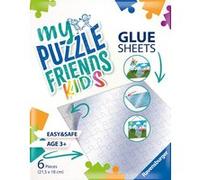 Ravensburger - Accessoire pour Puzzles - Adultes et Enfants dès 3 Ans - Feuilles adhésives pour Puzzles en Carton - Blanc - 6 Feuilles Autocollantes de 21,5 x 18 cm dans Un Paquet - 13301