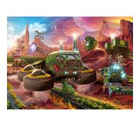 Puzzle Ravensburger Future John Deere 300 pi ces XXL pour enfants - Chaque pi ce est unique Les pi ces s'assemblent parfaitement