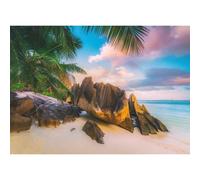 Puzzle Ravensburger Highlights Les Seychelles 1000 pièces Paysage et nature Fini mat anti-reflets dès 14 ans Vert Multicolore