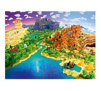 Ravensburger Puzzle Adulte – Le Monde de Minecraft – 1500 pièces – qualité supérieure – 80×60 cm