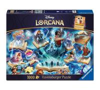 Puzzle Ravensburger Lorcana Glimmers of the Realm Sapphire 1000 pièces 70 x 50 cm Paysage Bleu