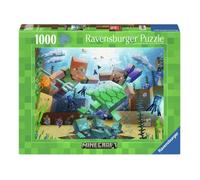 Puzzle - RAVENSBURGER - Minecraft Mosaic - 1000 pièces - Multicolore - Intérieur