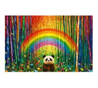 Ravensburger Puzzle Moment Panda – 200 pièces, dès 10 ans – Encastrement parfait