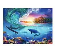 Puzzle Ravensburger - Prenez la vague, 1000 pièces multicolore G