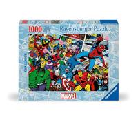 Puzzle - RAVENSBURGER - Ravensburger jigsaw puzzle marvel - 1000 pièces - Bleu - Intérieur