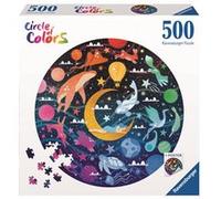 Puzzle Ravensburger rond Rêves Circle of Colors 500 pièces E