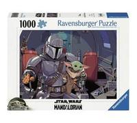 Puzzle - RAVENSBURGER - Star Wars The Mandalorian - 1000 pièces - Multicolore - Intérieur Multicolore