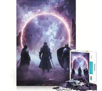 Puzzle réaliste de 1000 pièces représentant des Chevaliers Templiers, idéal pour Les Adolescents Jeu de logique et de détente Découpe précise Cadeau Artistique (38x26cm)