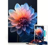 Puzzle réaliste de 1000 pièces représentant des Fleurs, idéal pour Adultes Jeu intellectuel apaisant et Relaxant Découpe précise pour Les vœux du Père Noël (50x75cm)