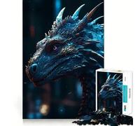Puzzle réaliste de 1000 pièces représentant Un Dragon, idéal pour Adultes Améliore la mémoire, détend l'esprit et Offre Un Cadeau élégant aux Bords Nets (38x52cm)