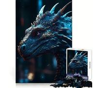 Puzzle réaliste de 1000 pièces représentant Un Dragon, idéal pour Adultes Améliore la mémoire, détend l'esprit et Offre Un Cadeau élégant aux Bords Nets (38x52cm)