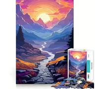 Puzzle réaliste de 1000 pièces sur Le thème de la Nature pour Adolescents, Jeu de logique mentale, Silencieux et précis, idéal pour Les vœux de Noël (50x75cm)