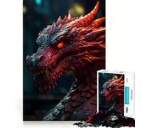 Puzzle réaliste de Dragon Mystique pour Adultes, 1000 pièces, pour stimuler la mémoire et s'amuser Ensemble Image Assembler, Objet de Collection (50x75cm)