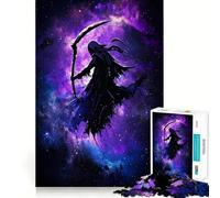 Puzzle Reaper in The Galaxy pour Adultes 1000 pièces Stimule la mémoire Jeu de Construction Amusant Pièce de Collection (38x26cm)