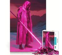 Puzzle Reaper Rose Fluo 1000 pièces pour Adolescents Jeu apaisant et Relaxant Découpe Nette Joli Cadeau (38x26cm)
