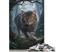 Puzzle Rectangle Créatif Adulte 1000 Pièces en Papier Chat Manx Jeu Pratique Décoration Familiale 1000 Pièces (38x26cm)