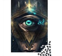 Puzzle Rectangulaire Créatif pour Adultes 1000 Pièces L'Art du Regard. 65 Puzzles en Papier Jeu Pratique Décoration Familiale 1000 Pièces (38x26cm)