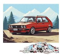 Puzzle rectangulaire en Carton représentant Une Voiture de Sport, idéal pour Les Adultes et Les Enfants, idéal comme Cadeau de Noël, 38 x 26 cm, 1 000 pièces