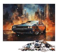 Puzzle rectangulaire en Carton représentant Une Voiture de Sport, idéal pour Les Adultes et Les Enfants, idéal comme Cadeau de Noël, 70 x 50 cm, 1 000 pièces