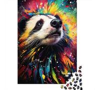 Puzzle rectangulaire en Papier coloré et Artistique pour garçon ou Fille, 1 000 pièces (38 x 26 cm), idéal comme Cadeau d'anniversaire