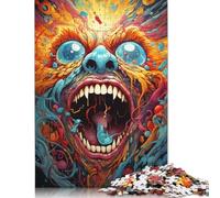 Puzzle rectangulaire en Papier coloré et Fantastique représentant Un démon, idéal pour Les familles, idéal comme Cadeau de Noël pour garçon ou Fille, 1 000 pièces (75 x 50 cm)